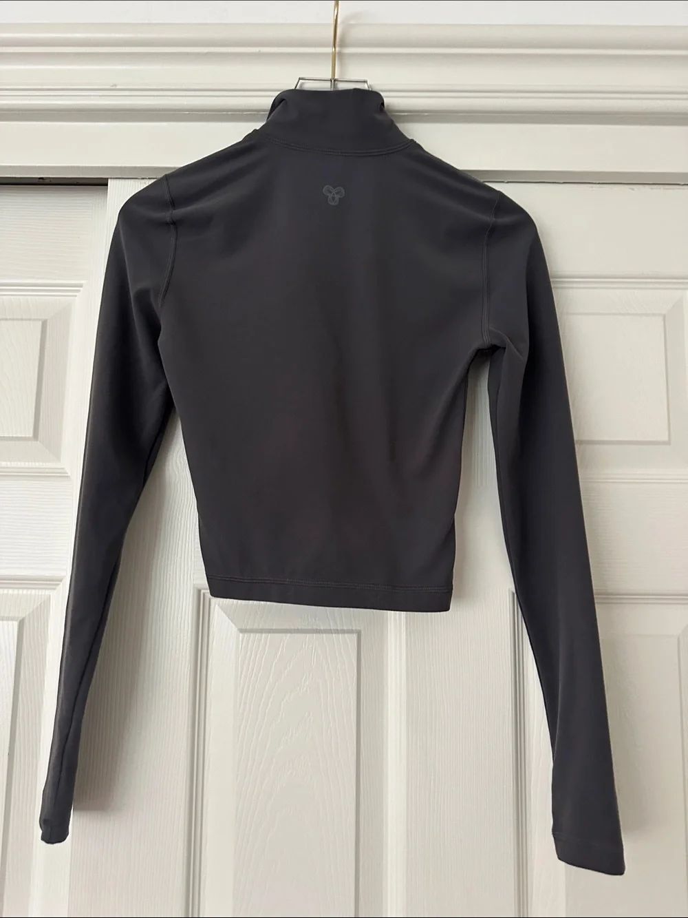 TNA dark Grey Cropped Zip Jacket - Picture 3 of 3